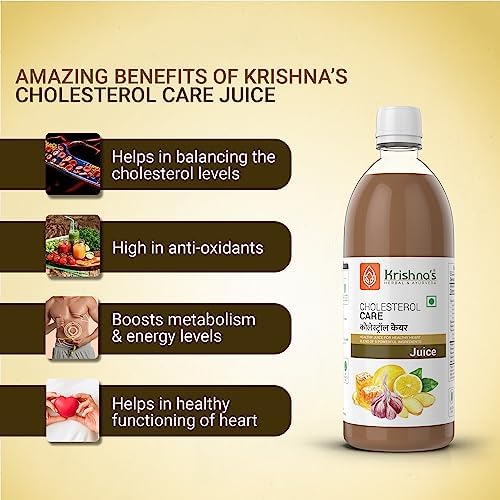 KRISHNA's HERBAL & AYURVEDA Cholesterol Care Juice - 500 Ml – view 4