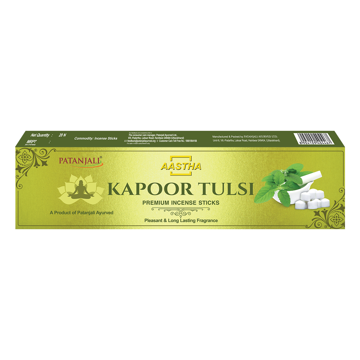 Aastha Prem. Agarbatti Kapoor Tulsi 20 N 36 g