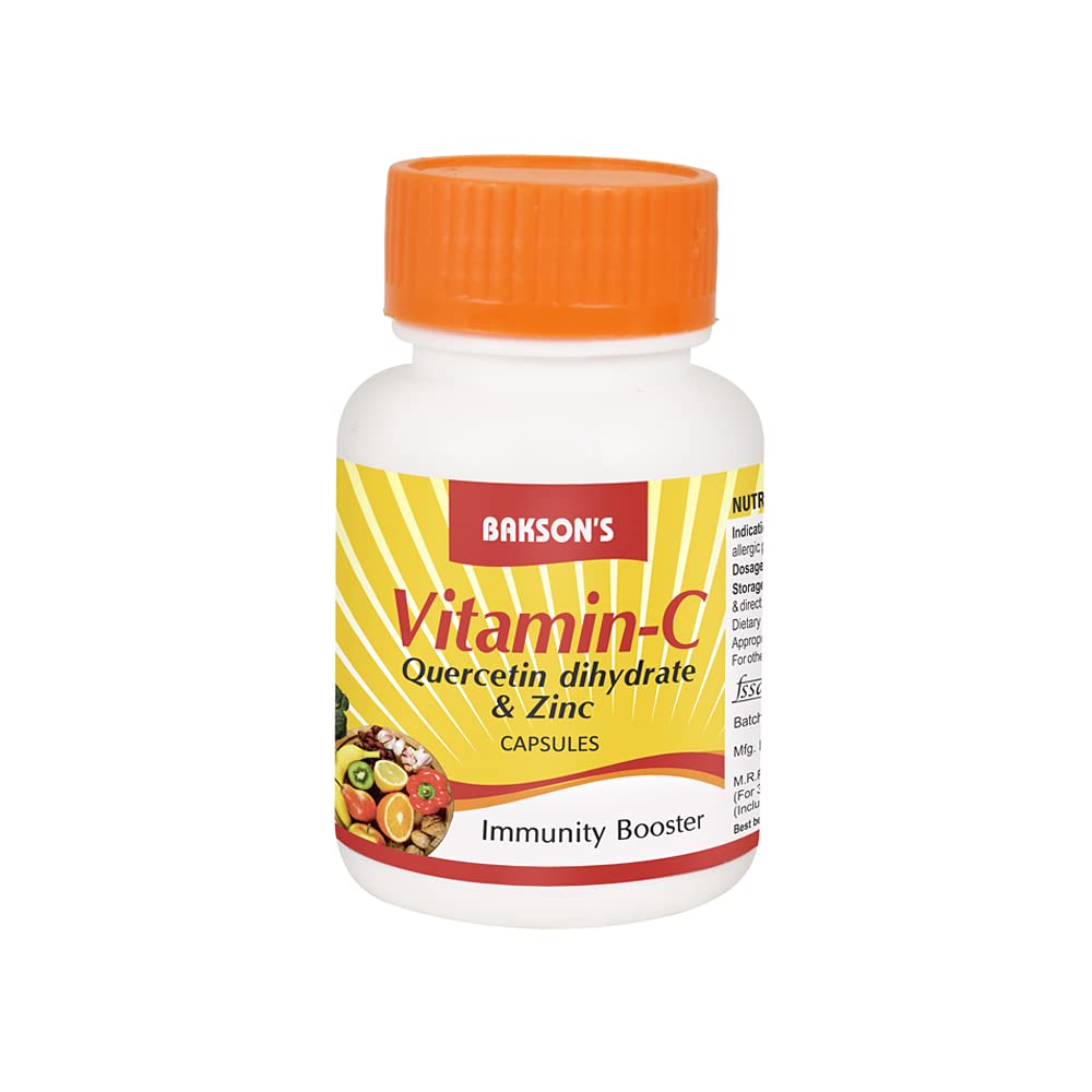 Bakson immunity booster capsule pack with quercetin and zinc