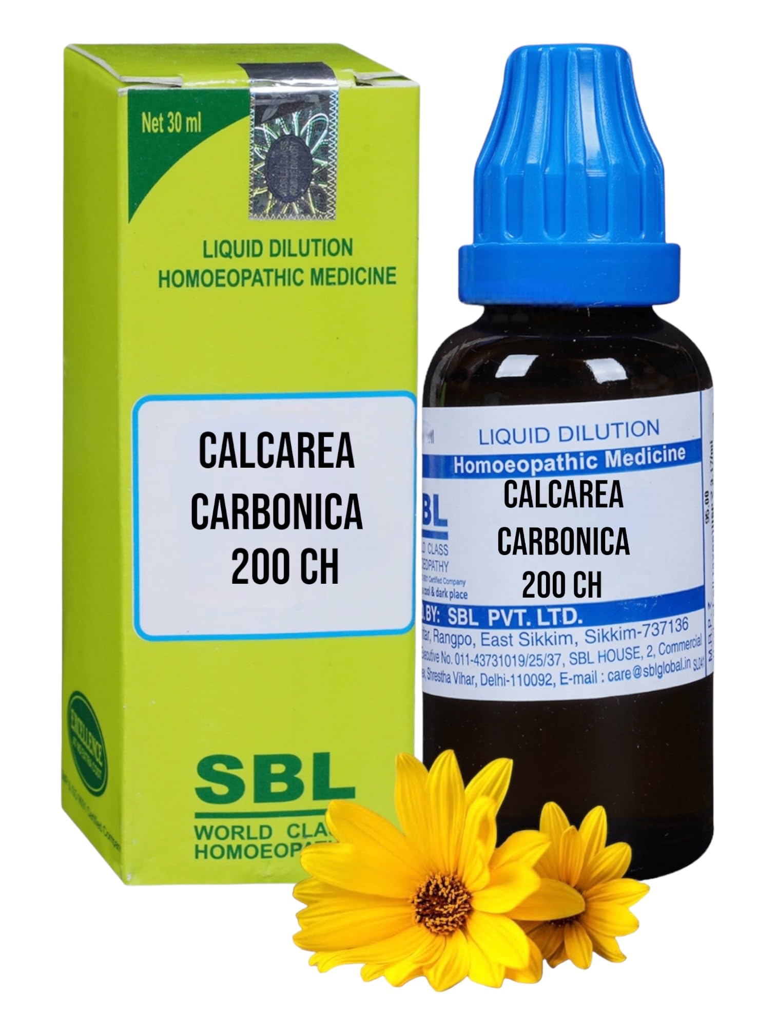 Calcarea Carbonica 200 homeopathic medicine from SBL's
