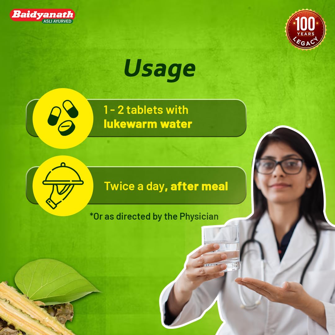 Baidyanath Guduchi (Giloy) Ghanbati - 60 Tablets (pack of 2) - Helps Boost Immunity – view 6