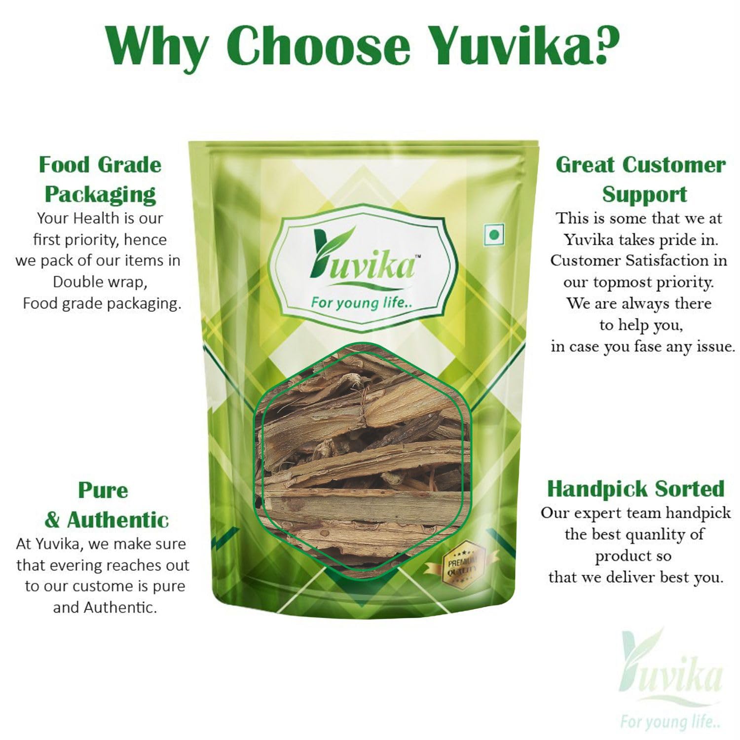Yuvika Hadjod - Hadjora - Gangdi - Cissus Quadrangularis 400 Grams – view 3