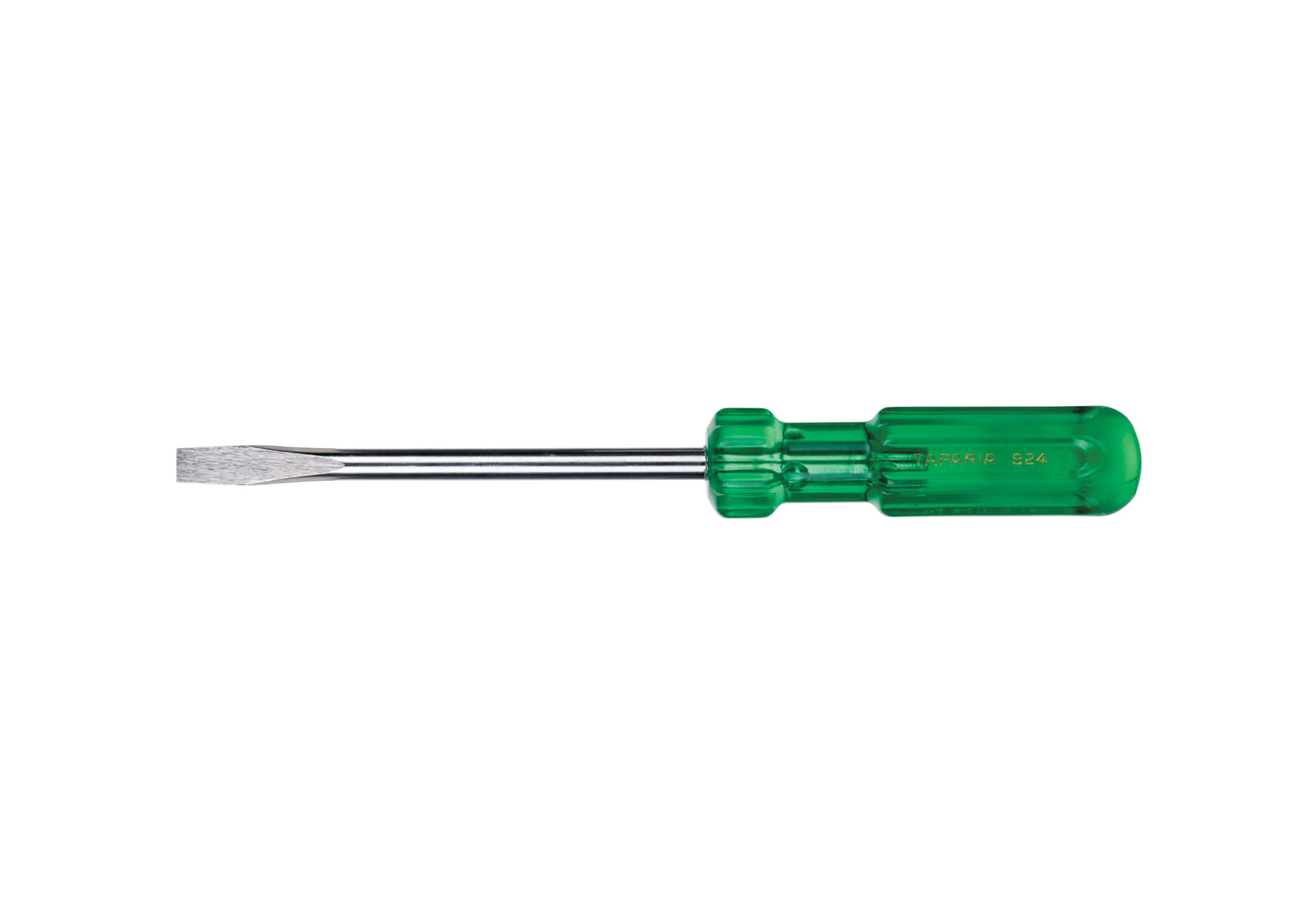 TAPARIA, 4 PC SCREWDRIVERS SET, (712, 713, 923, 924), 4 x FLAT SCREWDRIVERS. Used for Industrial application, DIY, Electrical, Carpentary, Plumbing, Professional and Home use. – view 2