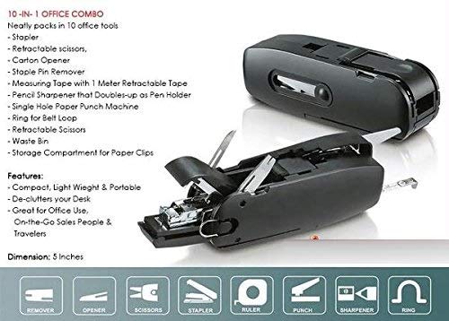 Inditradition 10 In 1 Multi-Functional Multi Toolkit For Office Works,Stationary Organizer – view 6