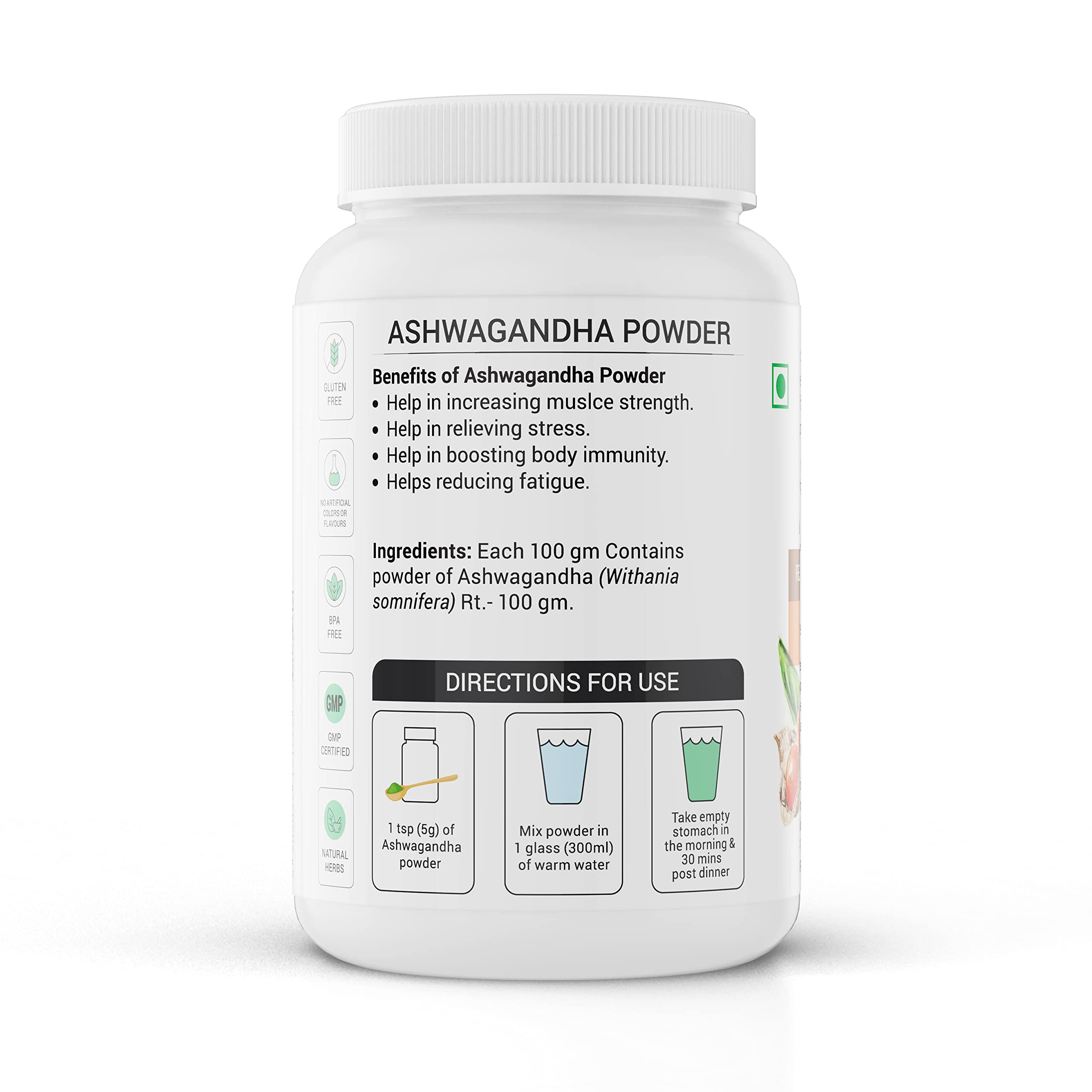 Krishna's Ashwagandha Powder Strength Vitality and Stress Management – view 8