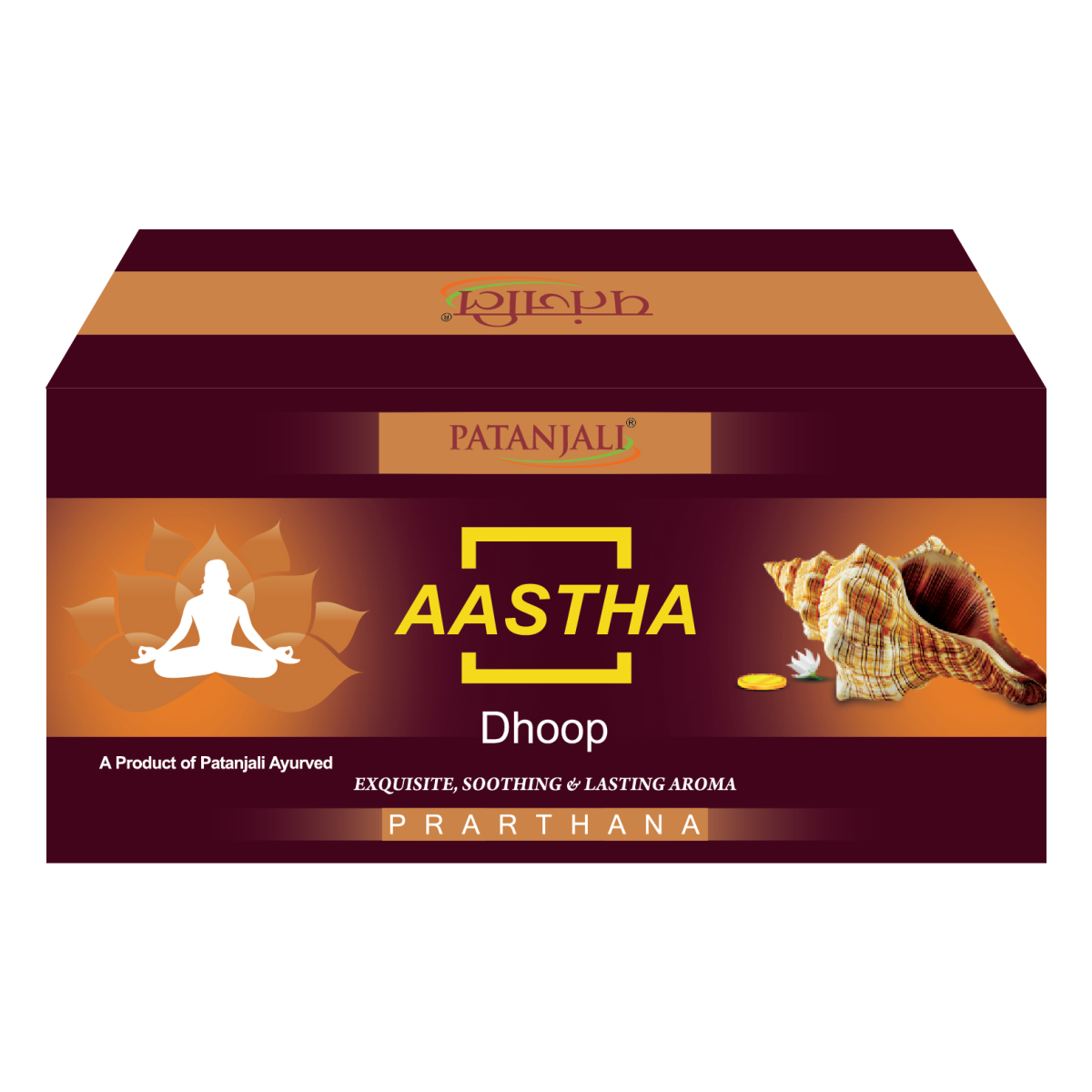 Pack of Aastha mogra dhoop sticks with long lasting fragrance
