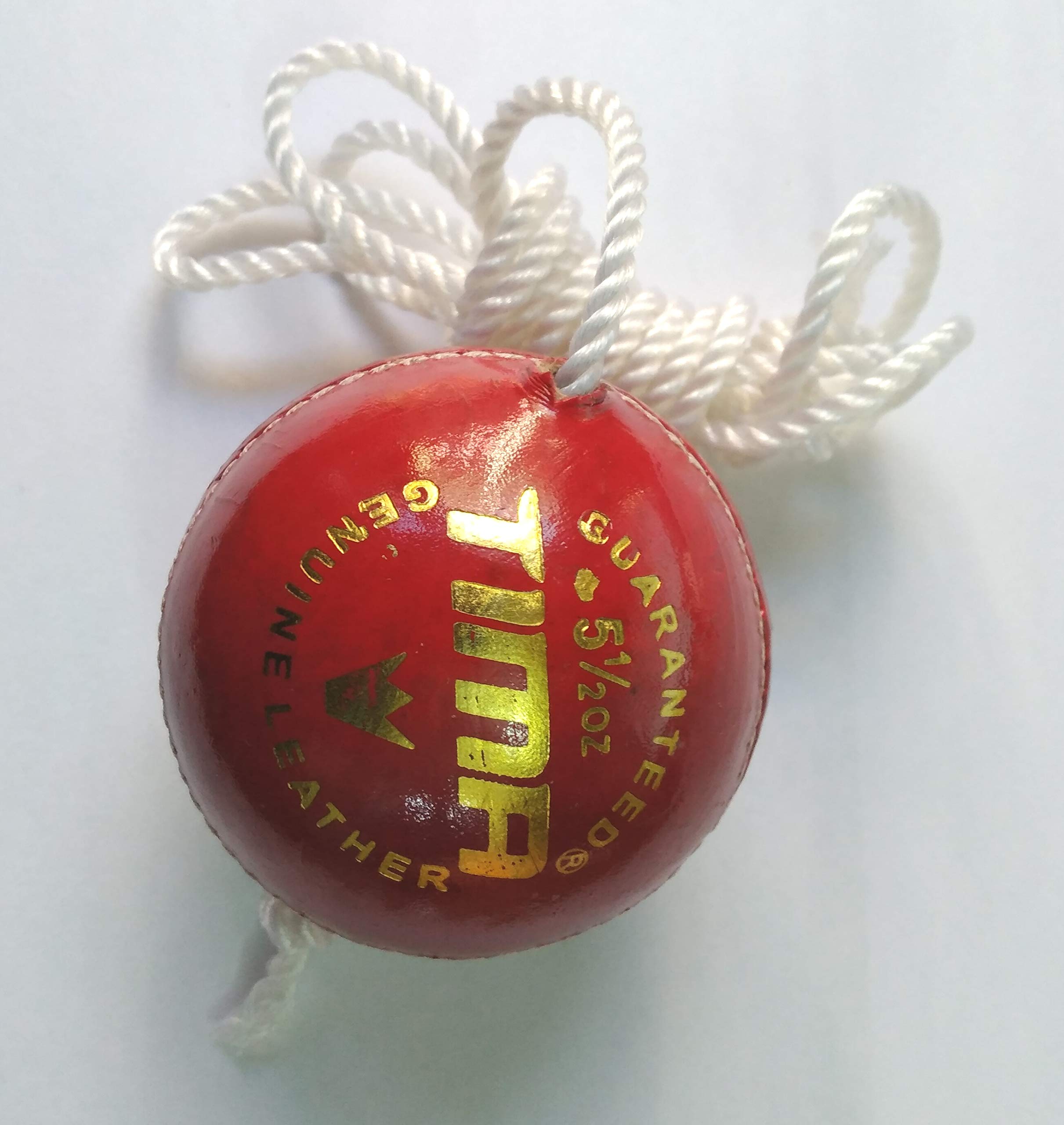 TIMA Leather Cricket Shot Practice Hanging Ball, String Cricket Ball and Knocking Cricket Ball with Rope (Multi-Color) (Pack of 1) – view 8