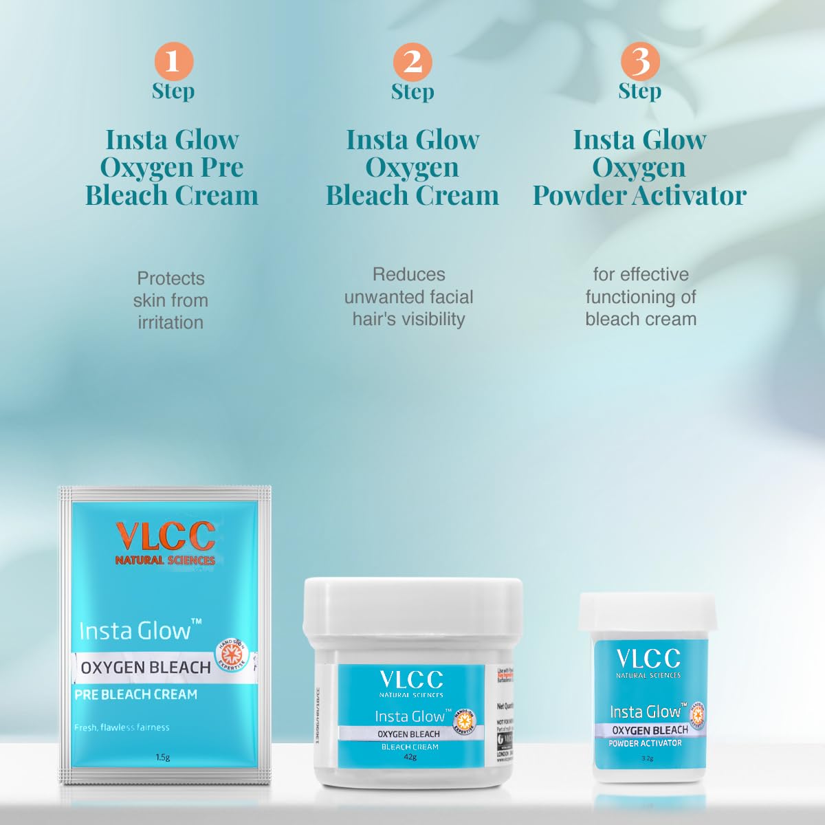 VLCC Insta Glow Oxygen Bleach, 51.4gm – view 3