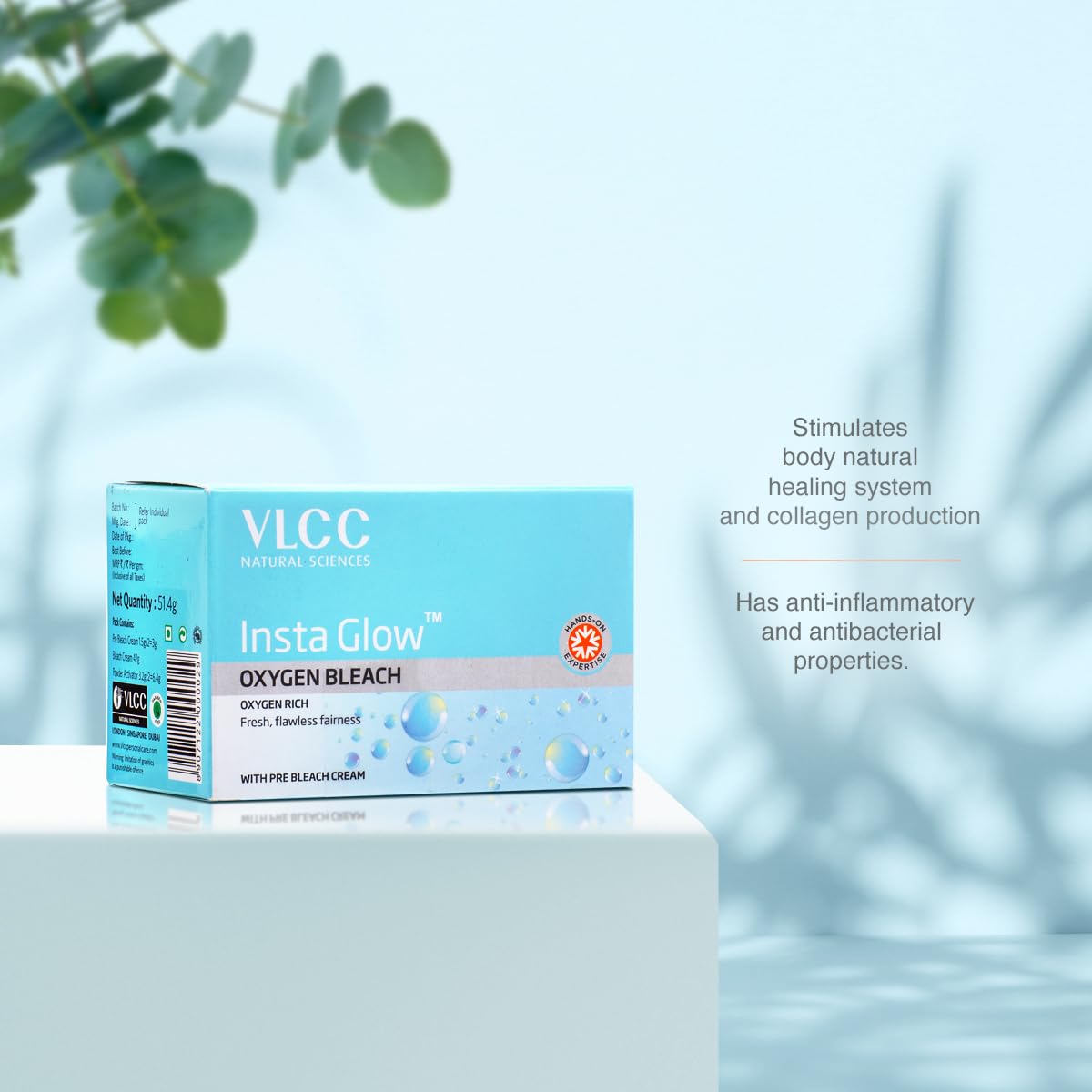 VLCC Insta Glow Oxygen Bleach, 51.4gm – view 4