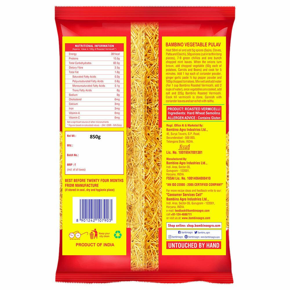 Bambino Roasted Vermicelli 850 G – view 2