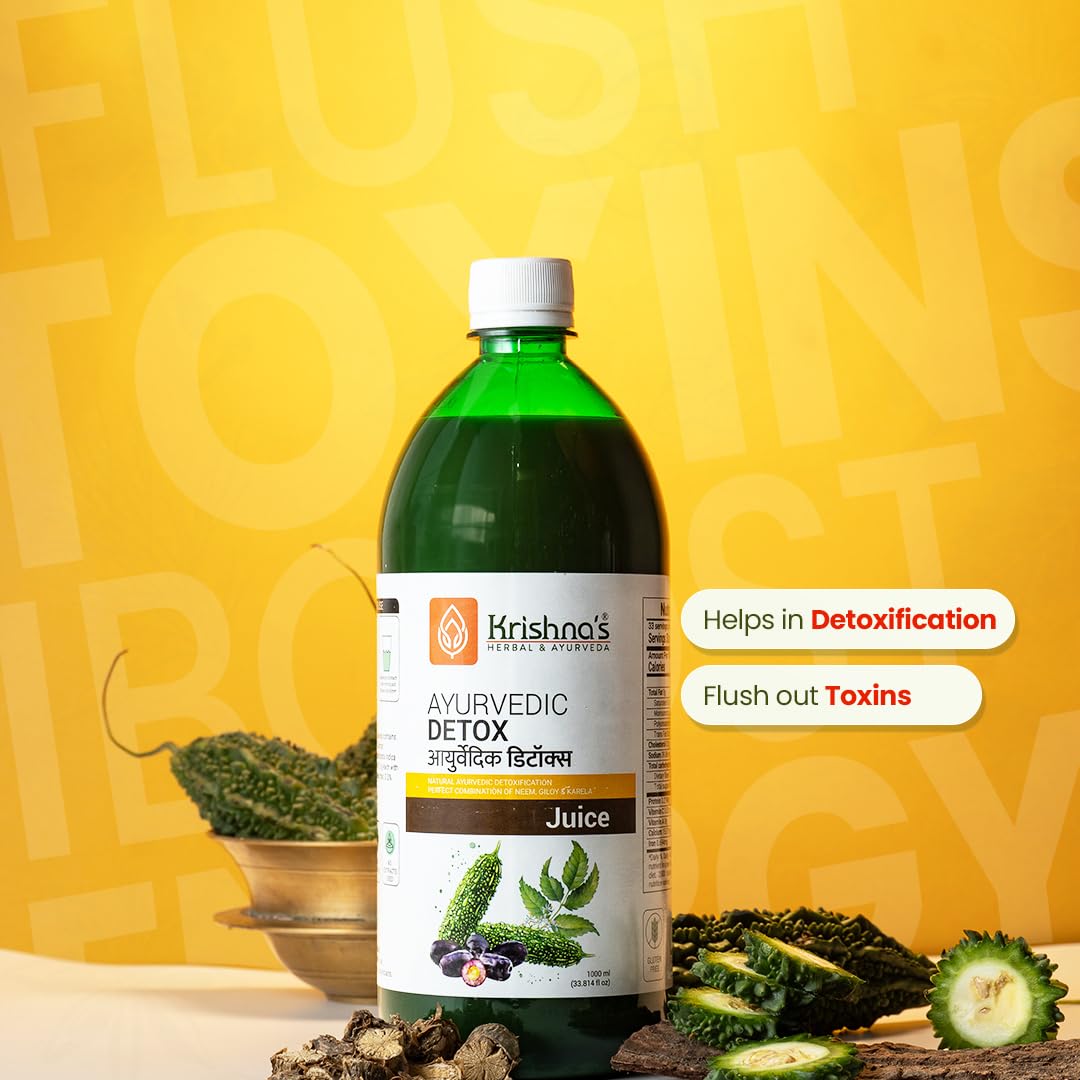 KRISHNA'S HERBAL & AYURVEDA Ayurvedic Detox Juice 1000 ml – view 2