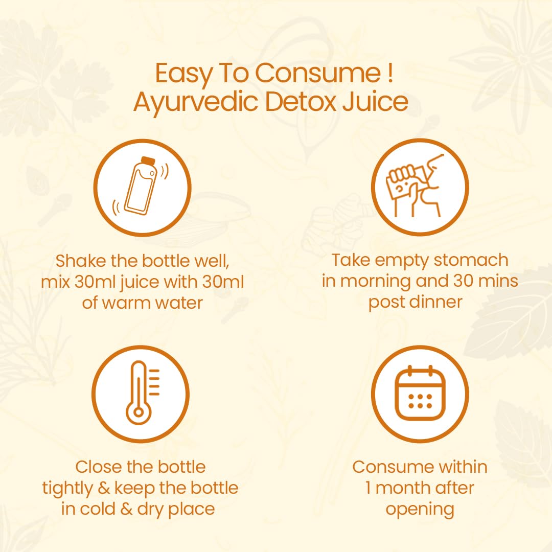 KRISHNA'S HERBAL & AYURVEDA Ayurvedic Detox Juice 1000 ml – view 5