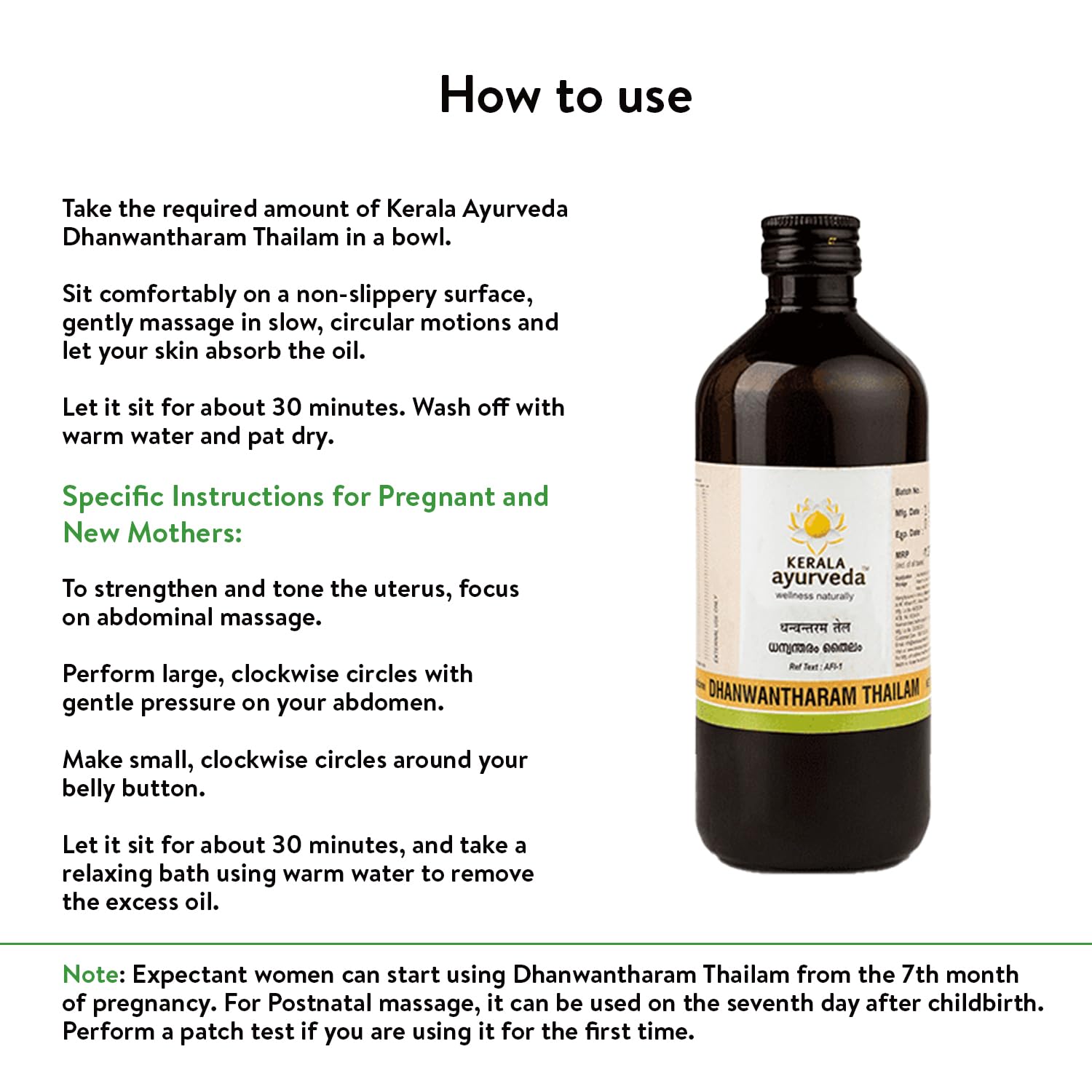 Kerala Ayurveda Dhanwantharam Thailam 450 Ml – view 4