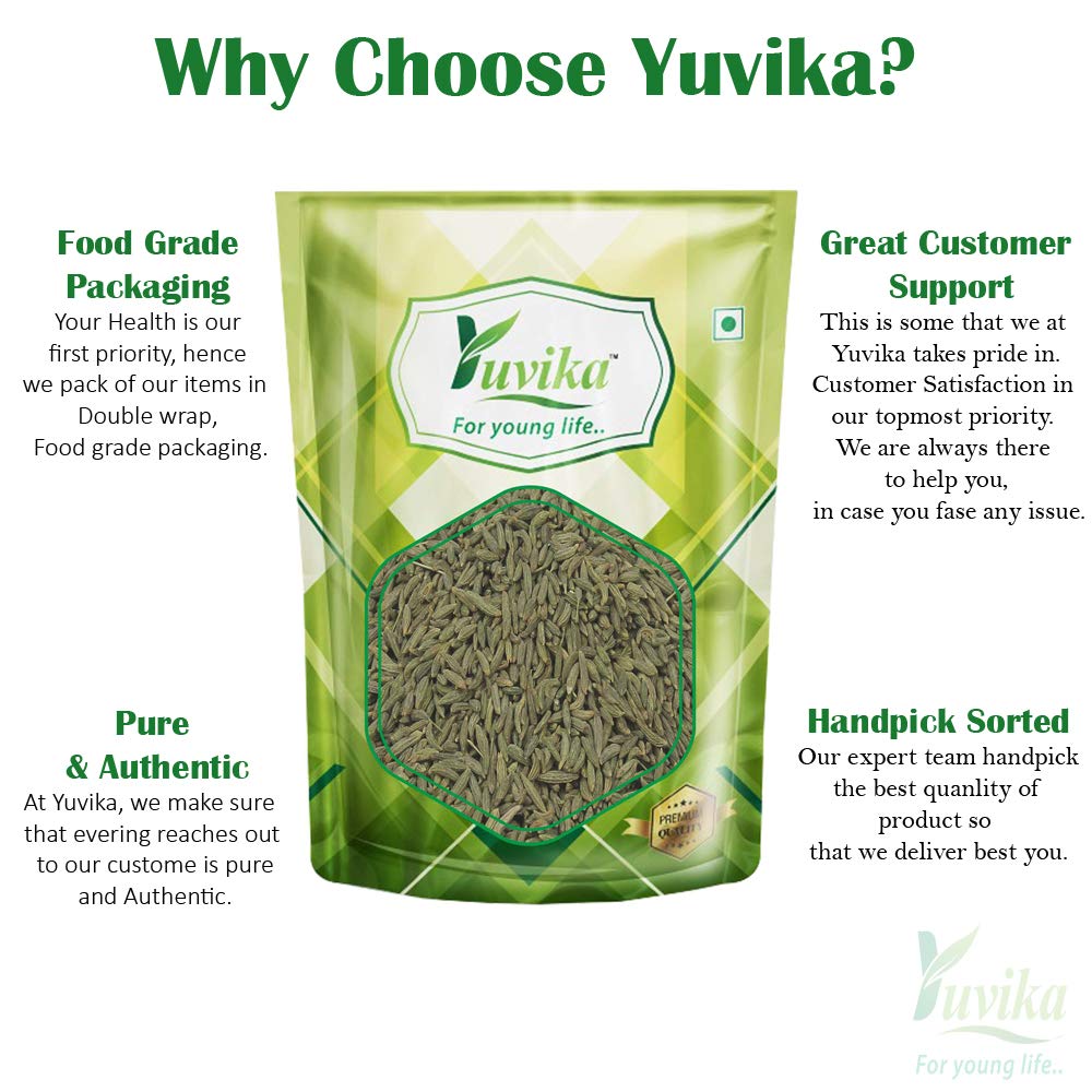 Yuvika Sonf Choti - Saunf Barik - Foeniculum Vulgare - Fennel Seeds Small 400 Grams – view 3