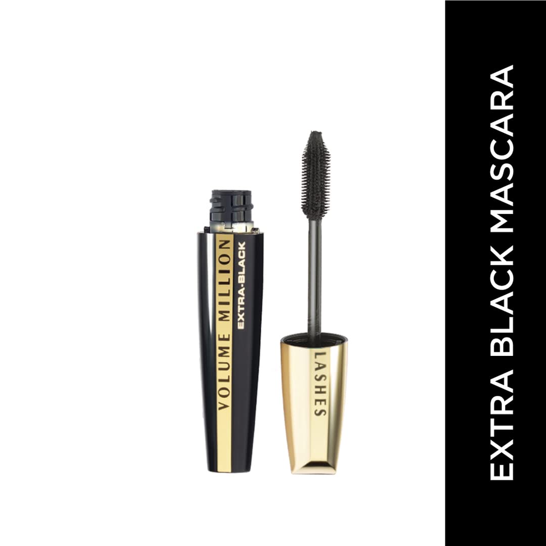 L'Oréal Paris Mascara, Fanned Out Lash Effect, Washable, Clump-free and Smudge-free, Volume Million Lashes, Extra Black, 10.7ml – view 7