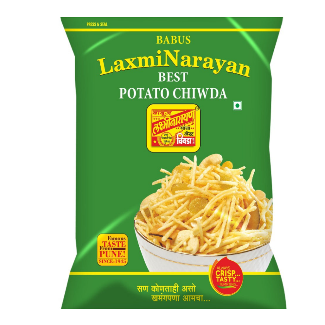Pack of Babus Laxminarayan fresh potato chiwda 250 g