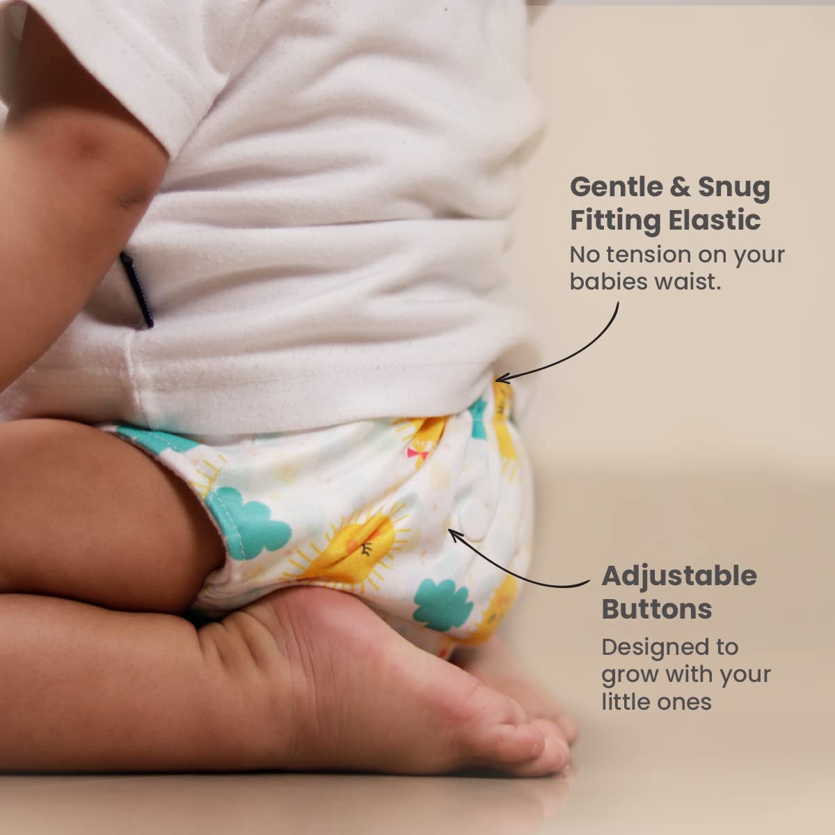 Mother Sparsh Plant Powered Cloth Diaper for Babies-Free Size – view 4