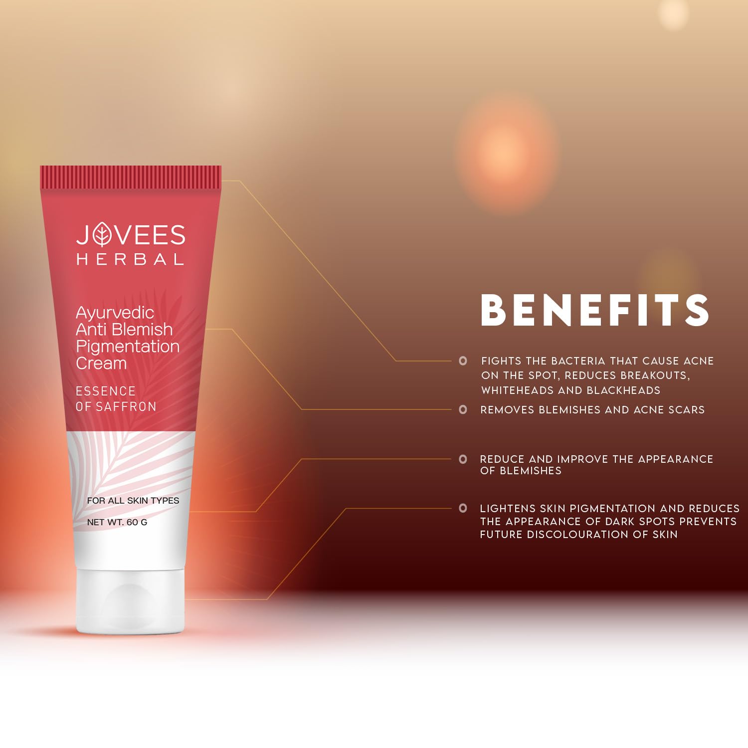 Jovees Herbal Anti Blemish Pigmentation Cream For Women/Men – view 4