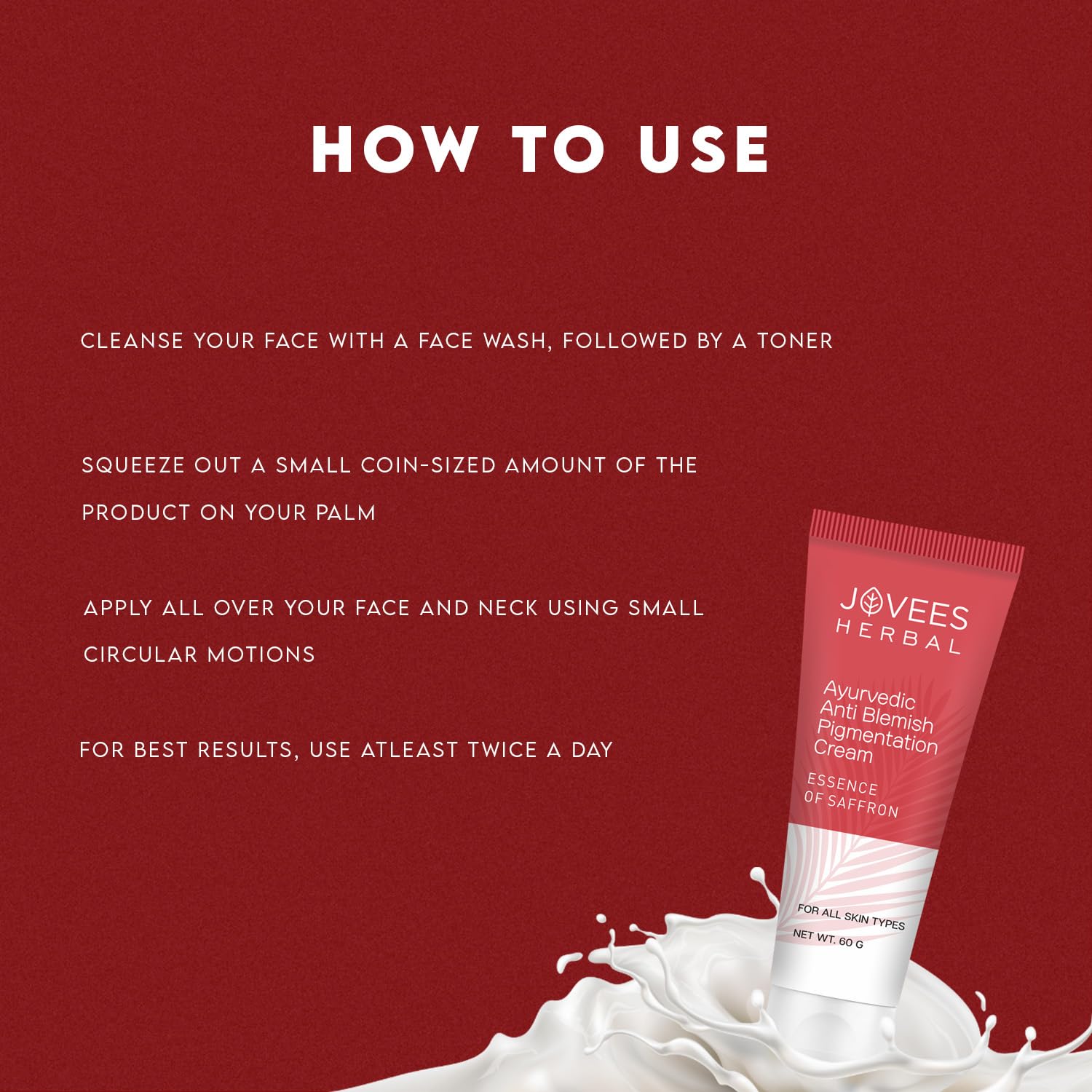 Jovees Herbal Anti Blemish Pigmentation Cream For Women/Men – view 6