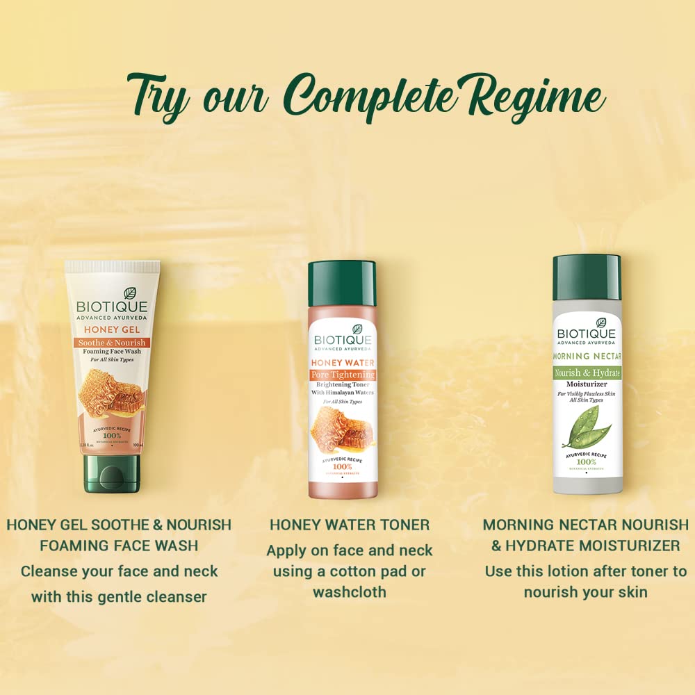 Biotique Honey Gel Soothe & Nourish Foaming Face wash – view 4