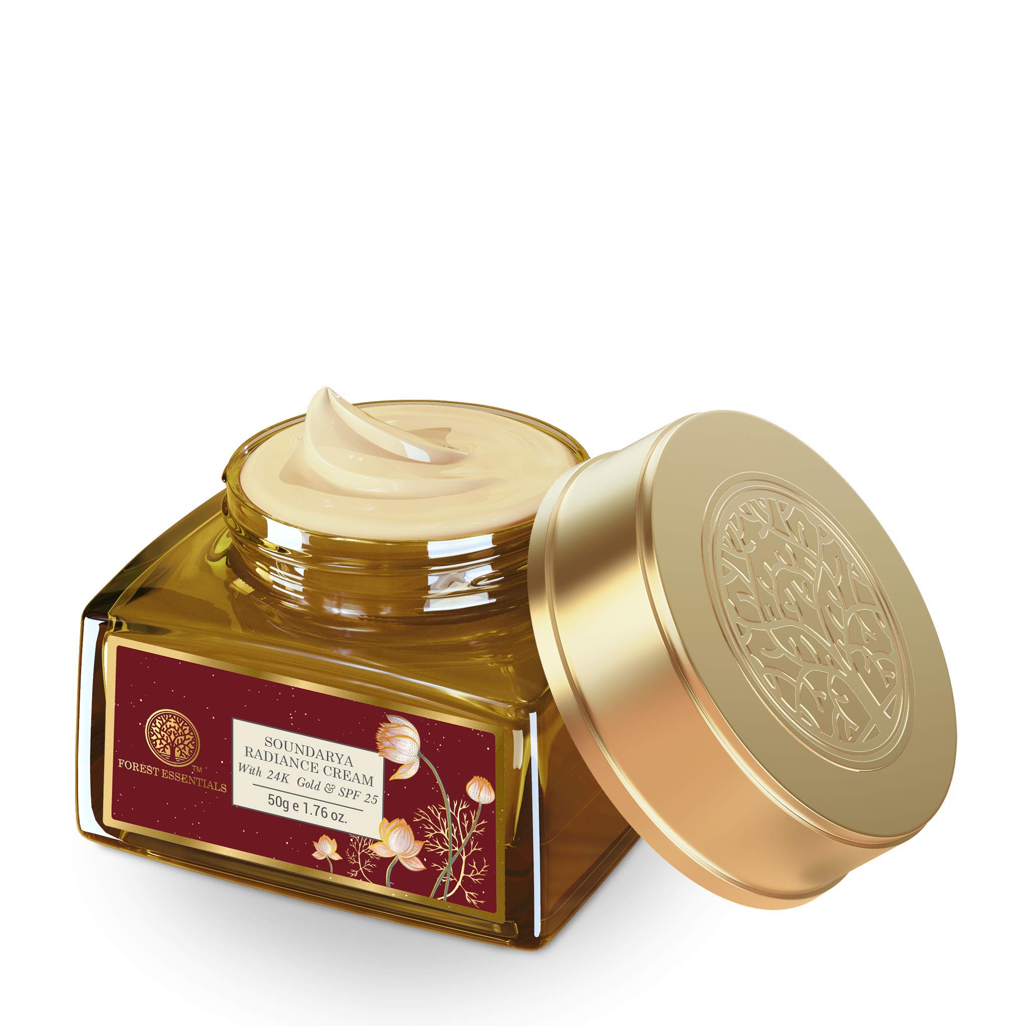 Forest Essentials Soundarya Radiance Cream With 24K Gold & SPF 25& Forest Essentials Eladi Day Cream SPF 30 – view 4