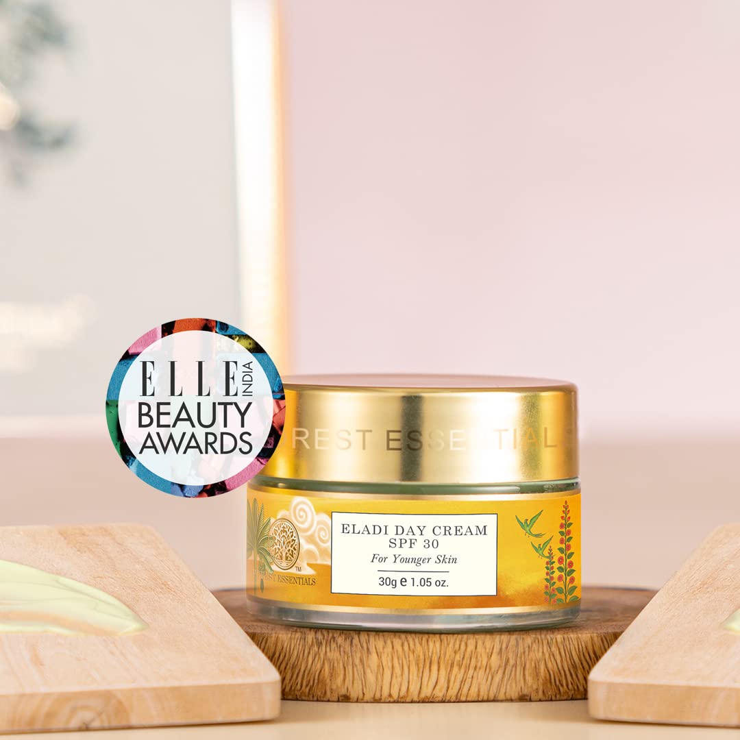 Forest Essentials Soundarya Radiance Cream With 24K Gold & SPF 25& Forest Essentials Eladi Day Cream SPF 30 – view 6