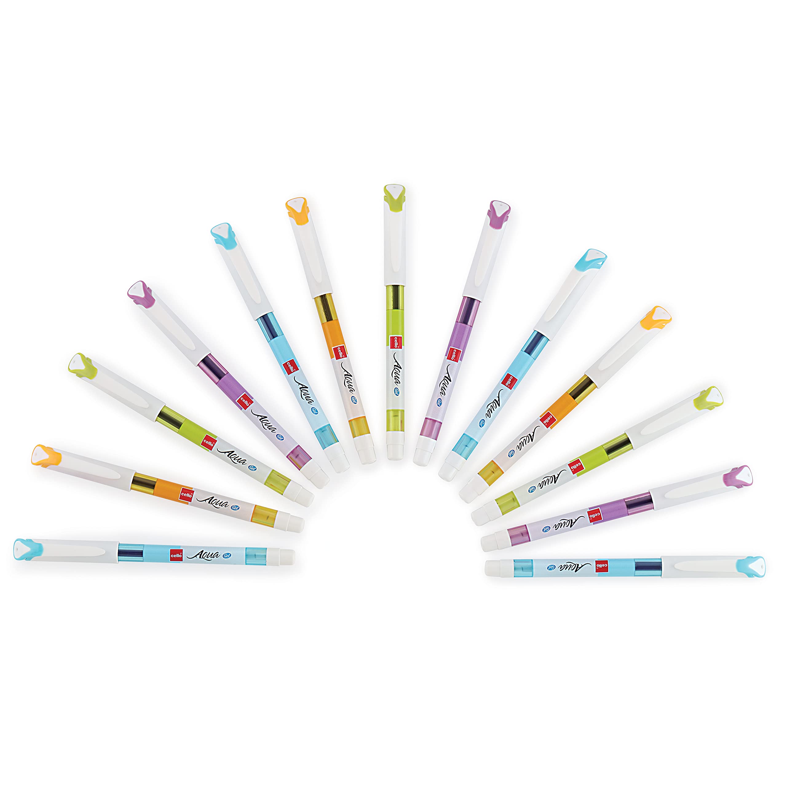 Cello Aqua Blue Gel Pen Jar of 25 Units – view 2