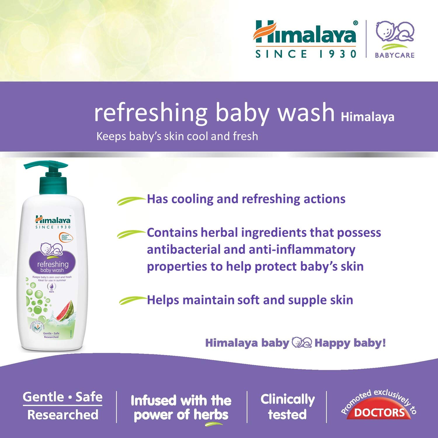 Himalaya Refreshing Baby Wash 200ml – view 2