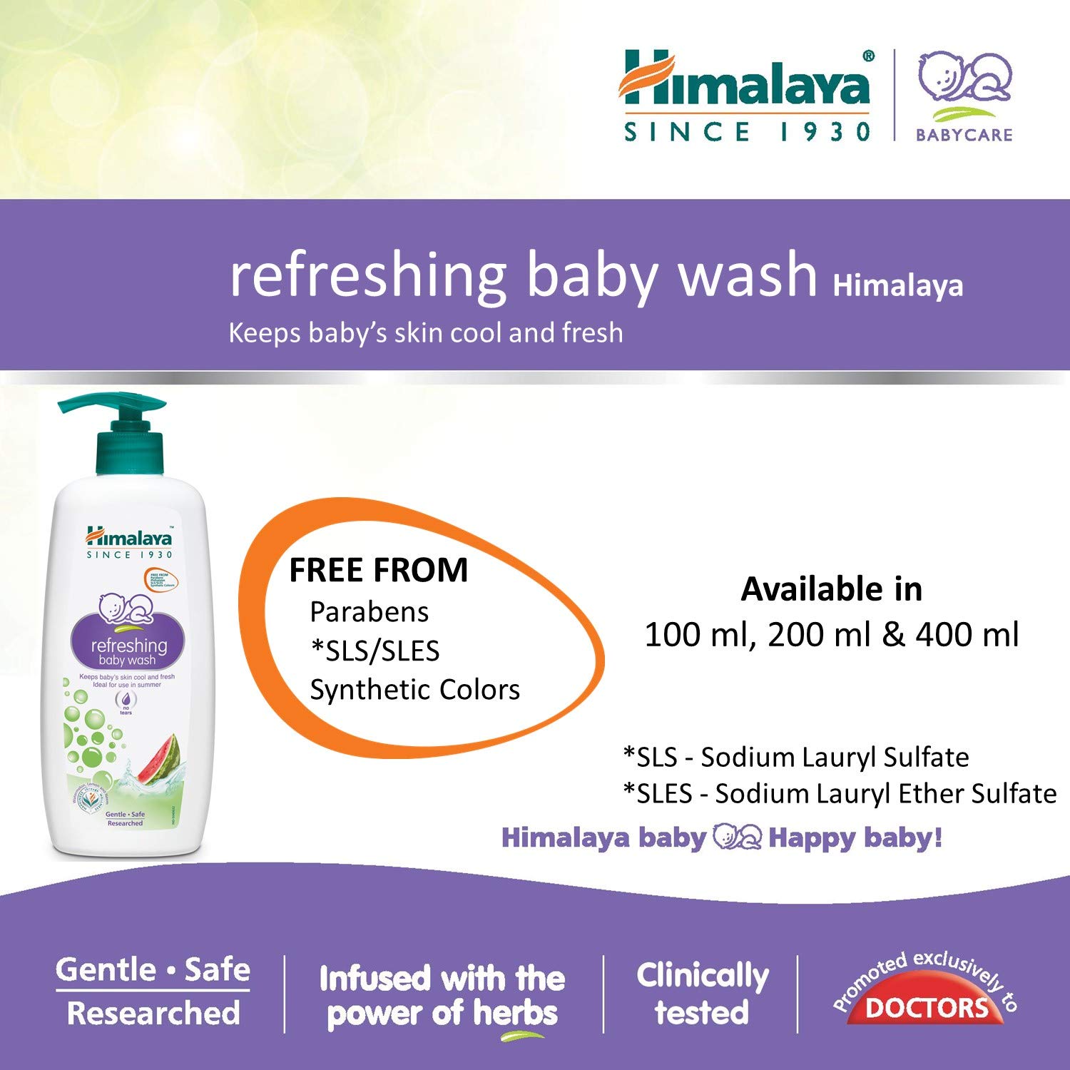 Himalaya Refreshing Baby Wash 200ml – view 6