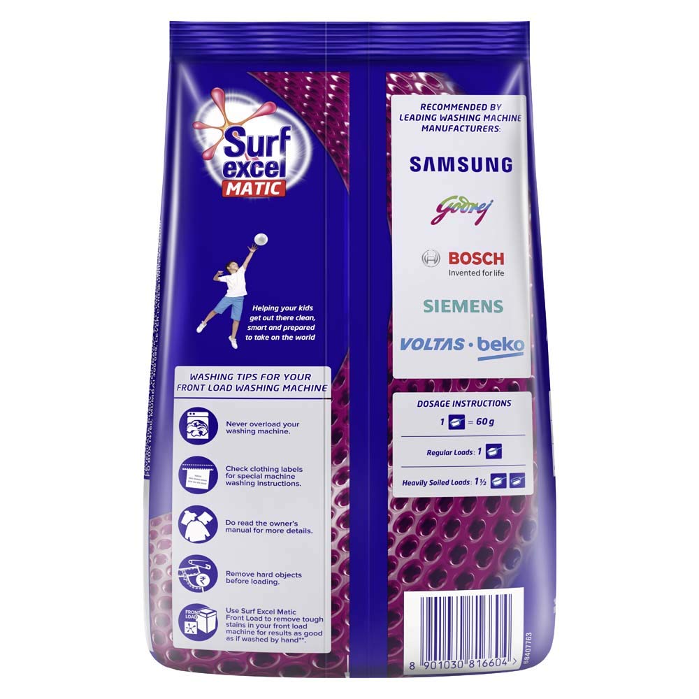 Surf Excel Matic Front Load Detergent Powder 1 kg – view 3