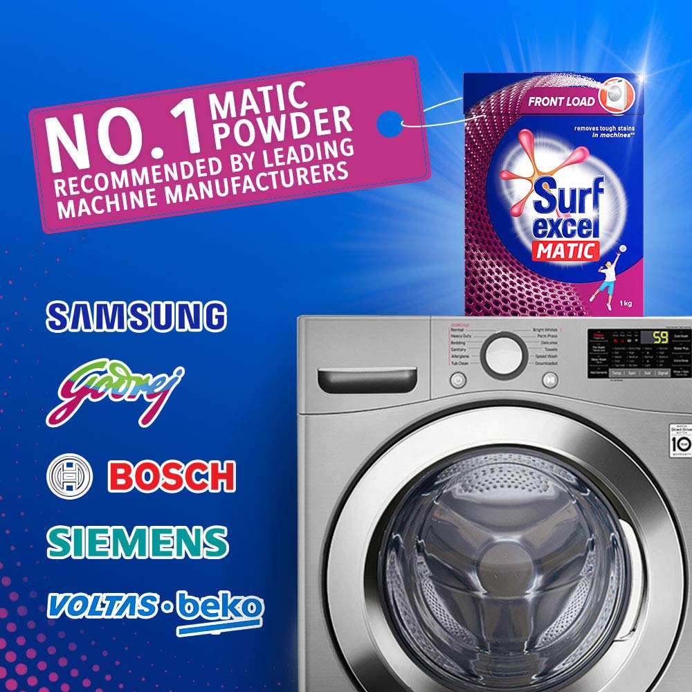 Surf Excel Matic Front Load Detergent Powder 1 kg – view 7