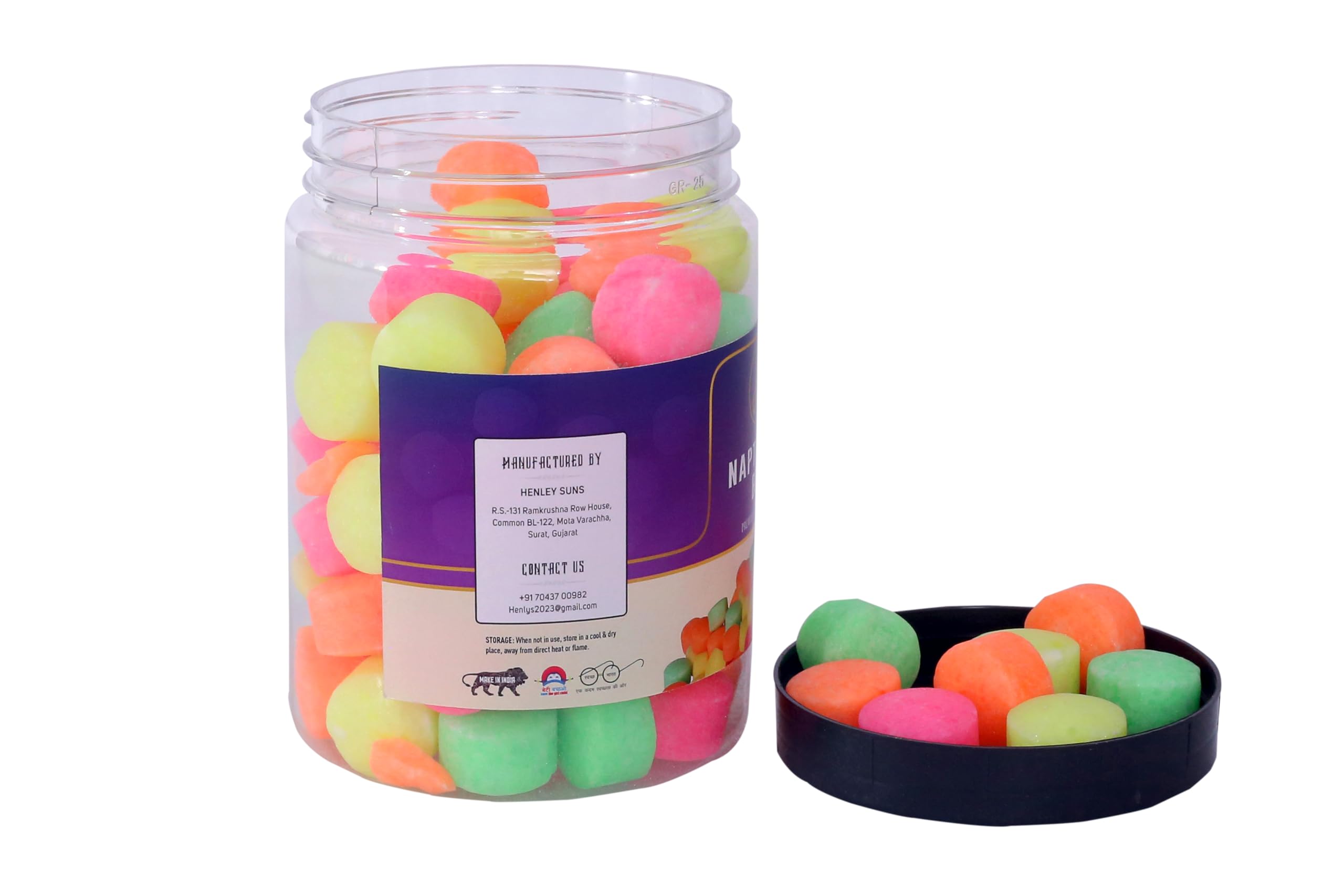 Henlys Colourful Naphthalene Balls for Clothes – view 2