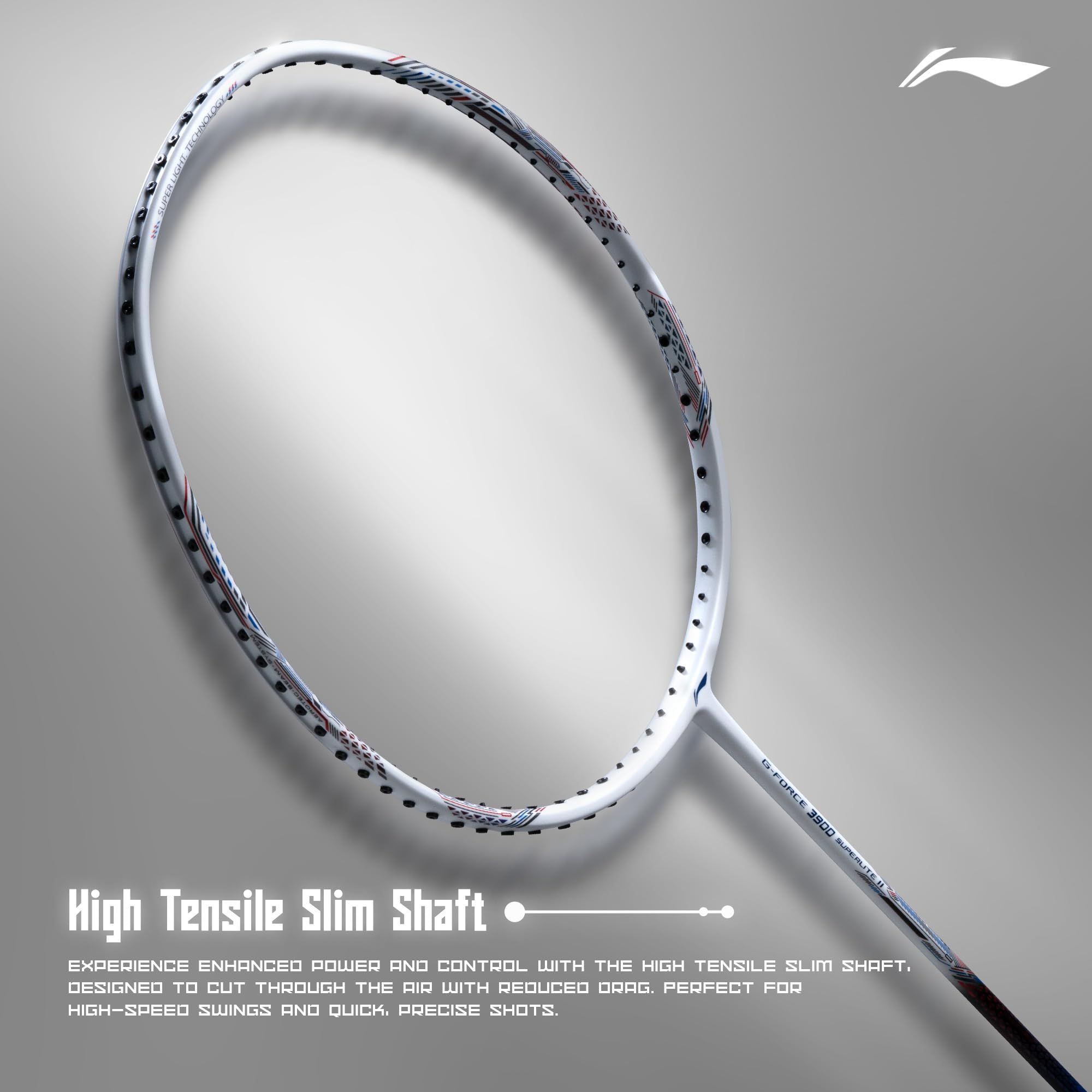 Li-Ning Li-Ning G-Force 3800 II Superlite Unstrung Badminton Racket with Full Cover – view 3