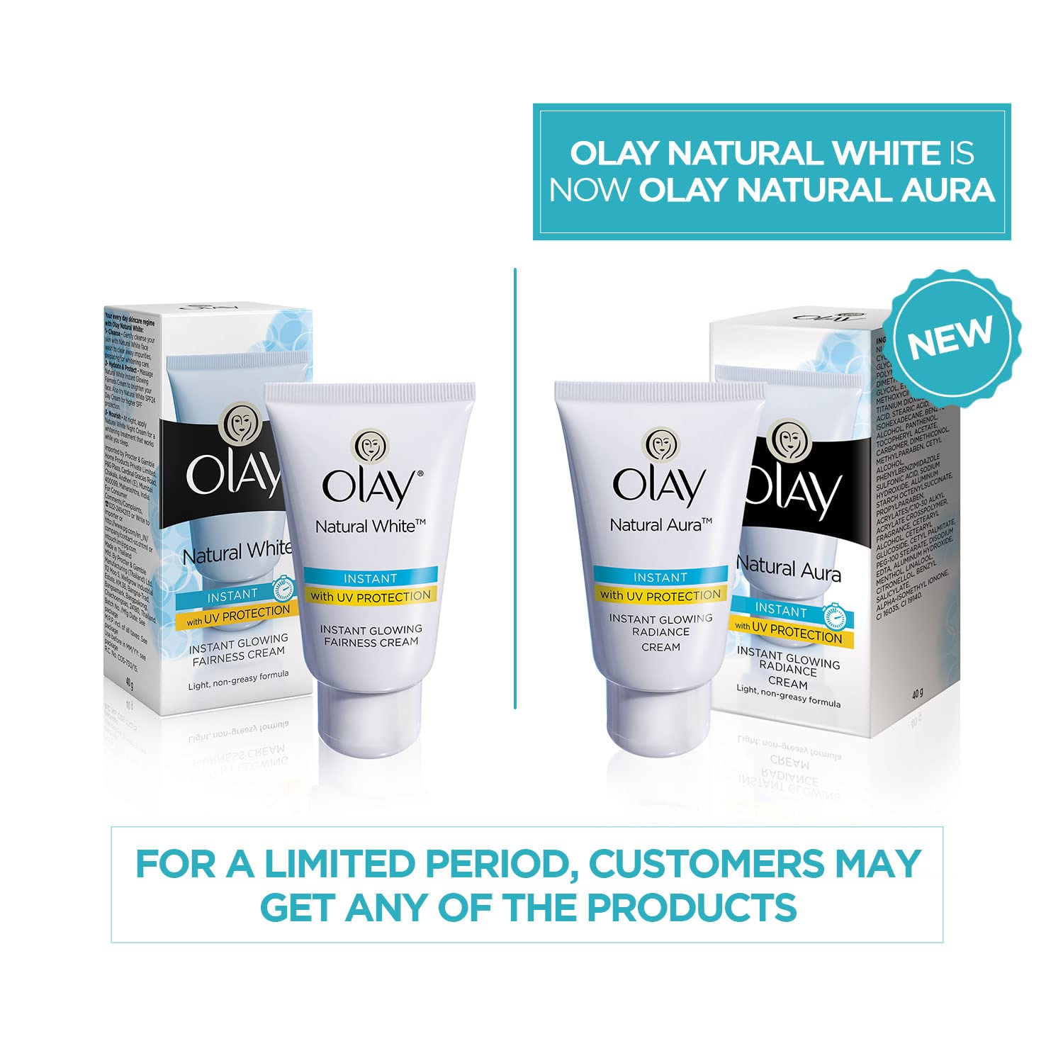 Olay Cream Natural Aura Vitamin B3, Pro B5, E With Uv Protection,40 Gm – view 6
