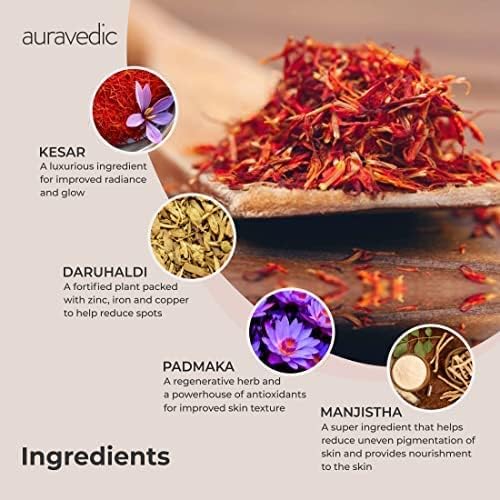 Auravedic Kumkumadi Glow Boosters, Kumkumadi Tailam (30ml) & Face Cream (100gm), Brightening & Hydrating Skincare Combo for Radiant Skin, For Men & Women – view 4