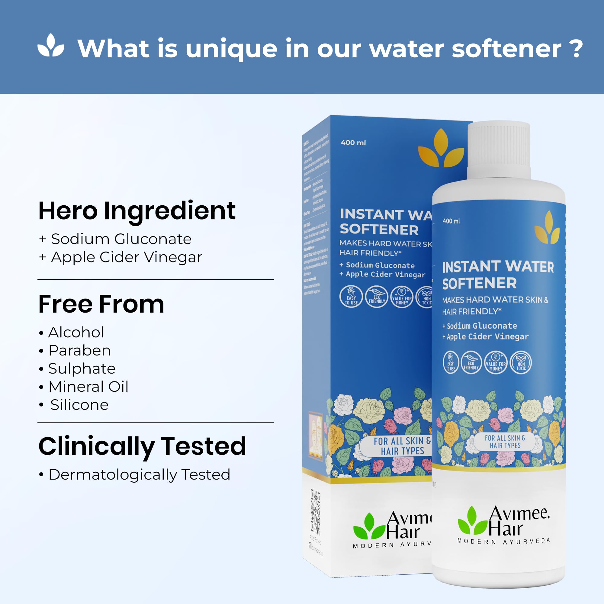 Avimee Herbal Instant Water Softener,400 ml – view 3