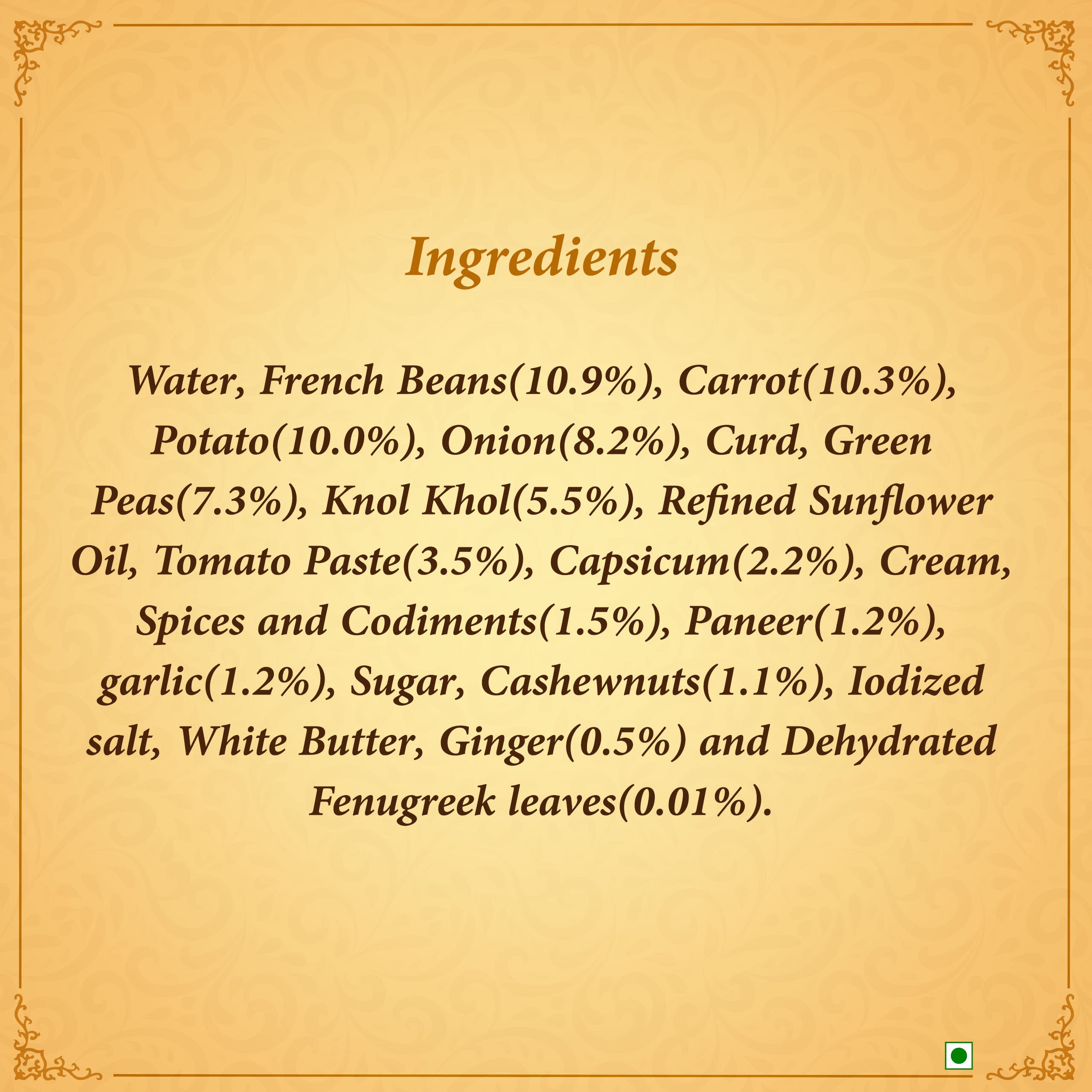 Kitchens of India, Daily Treat, Ready Navratan Korma, 285g – view 7