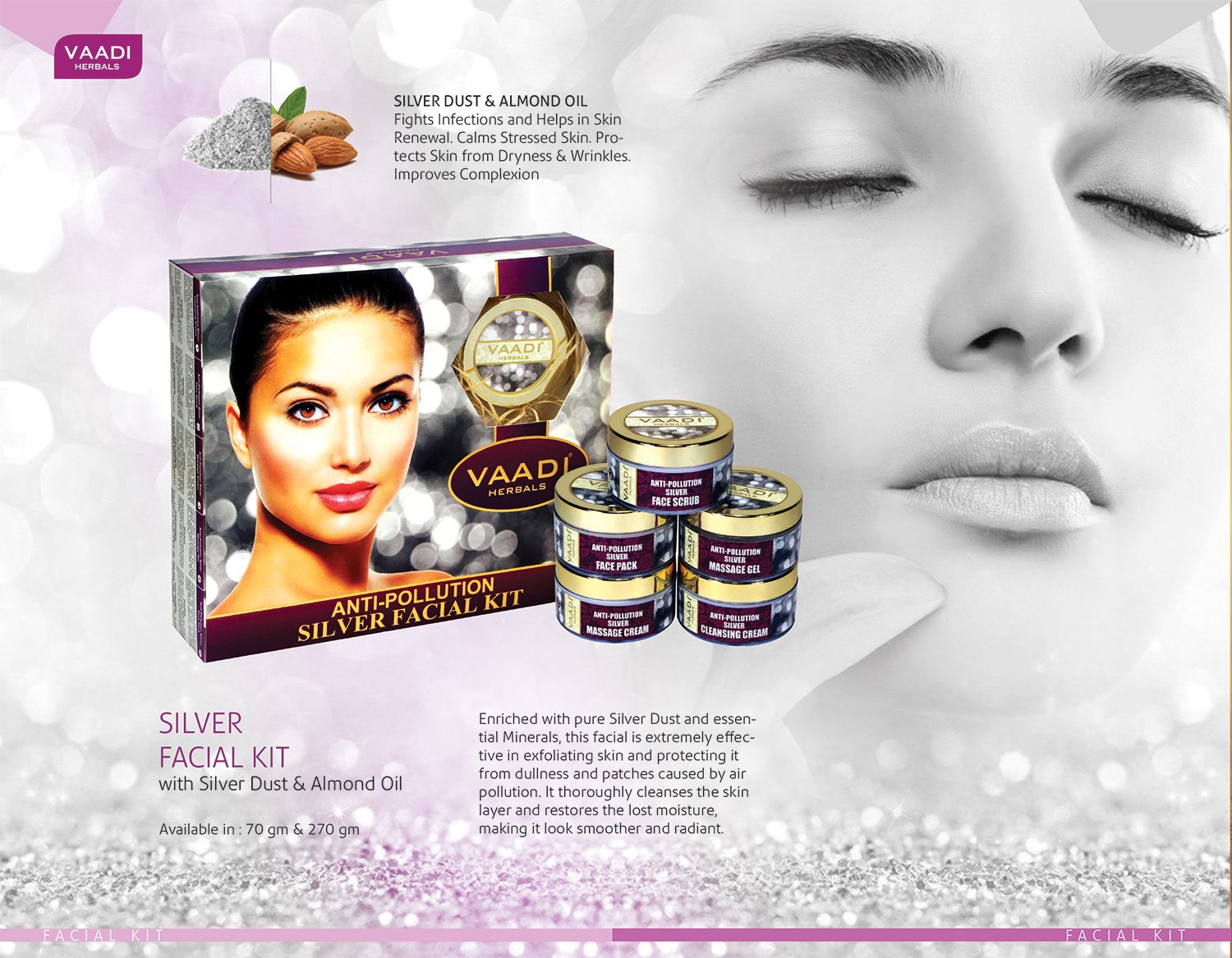 Vaadi Herbals Soothing And Refreshing Pedicure Manicure Spa Kit, 640g – view 6