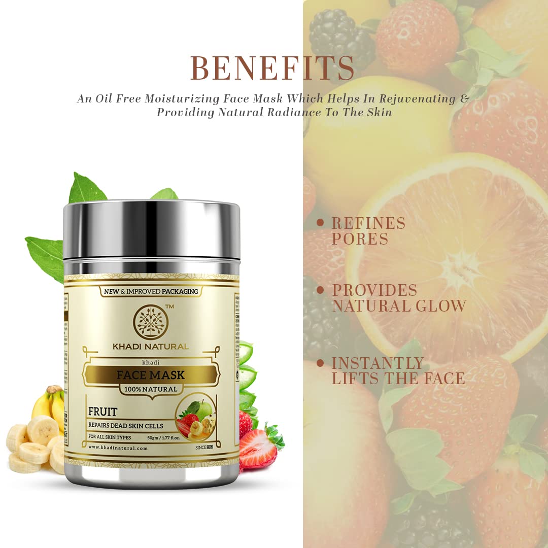 KHADI NATURAL Fruit Herbal Face Mask Pack, 50g – view 2