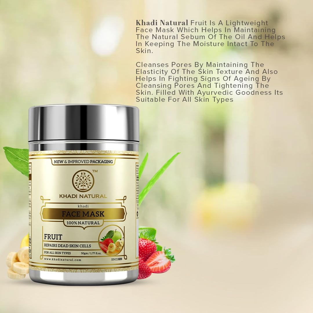 KHADI NATURAL Fruit Herbal Face Mask Pack, 50g – view 5