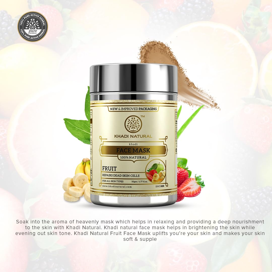 KHADI NATURAL Fruit Herbal Face Mask Pack, 50g – view 6