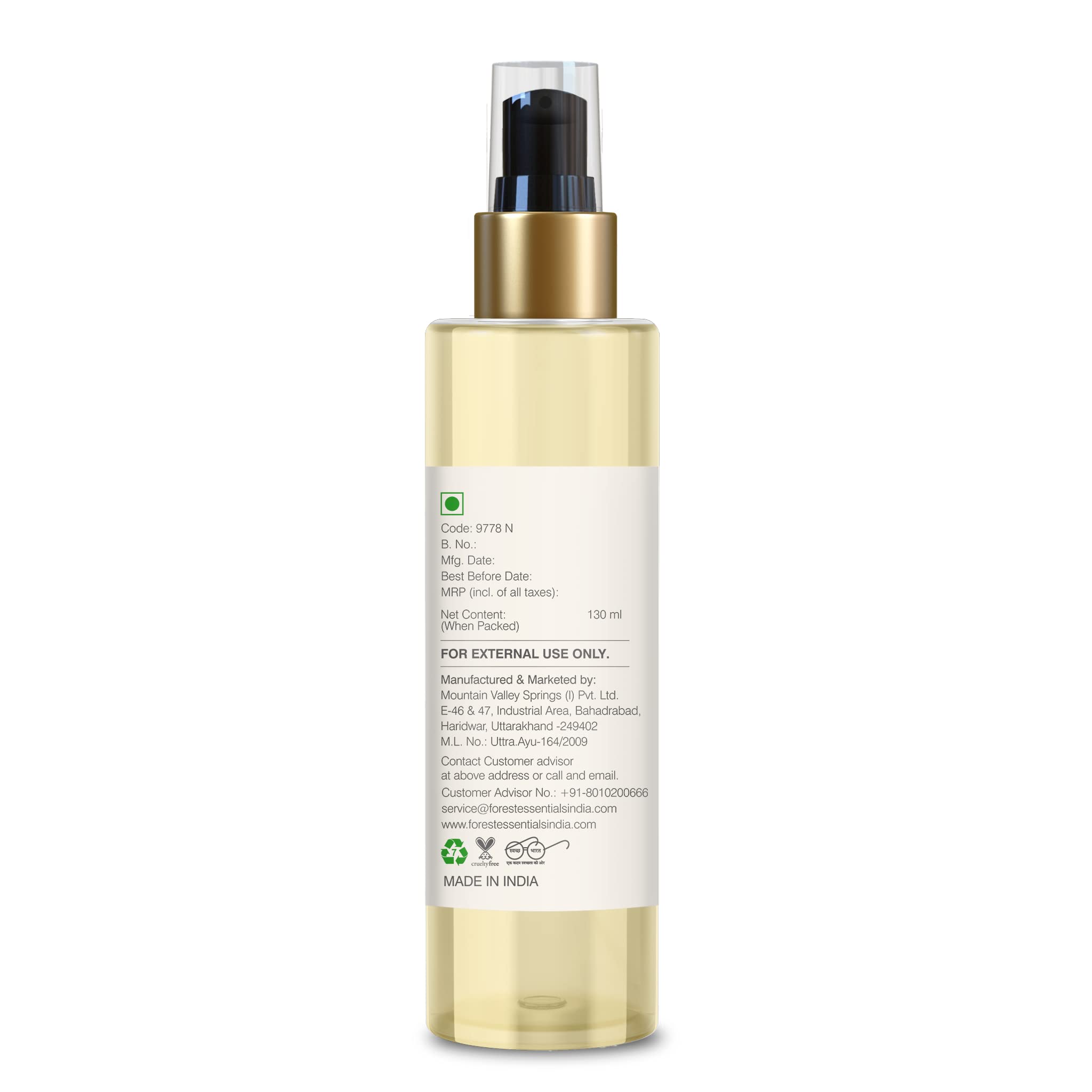 Forest Essentials Facial Cleanser Sandalwood & Orange Peel – view 5