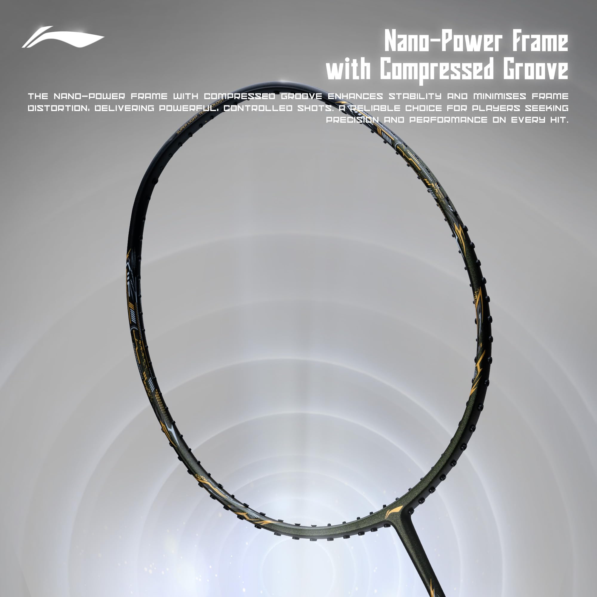 Li-Ning Li-Ning G-Force 3800 II Superlite Unstrung Badminton Racket with Full Cover – view 4