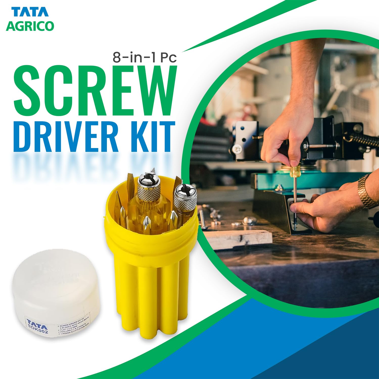 TATA Agrico 8-in-1 Screwdriver Set – view 2
