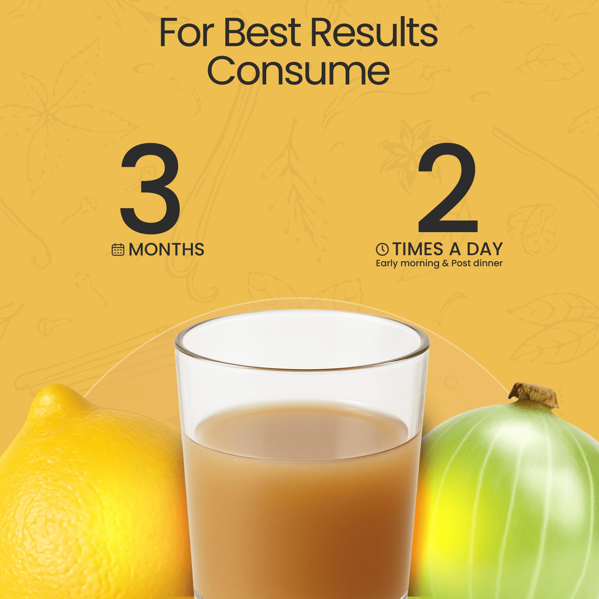 KRISHNA'S HERBAL & AYURVEDA Herbal Shapefix Juice With Natural Herbs, Helps In Weight Management, No Added Artificial Colors Or Flavours, Gluten Free - 1 Ltr (Pack Of 1) – view 7