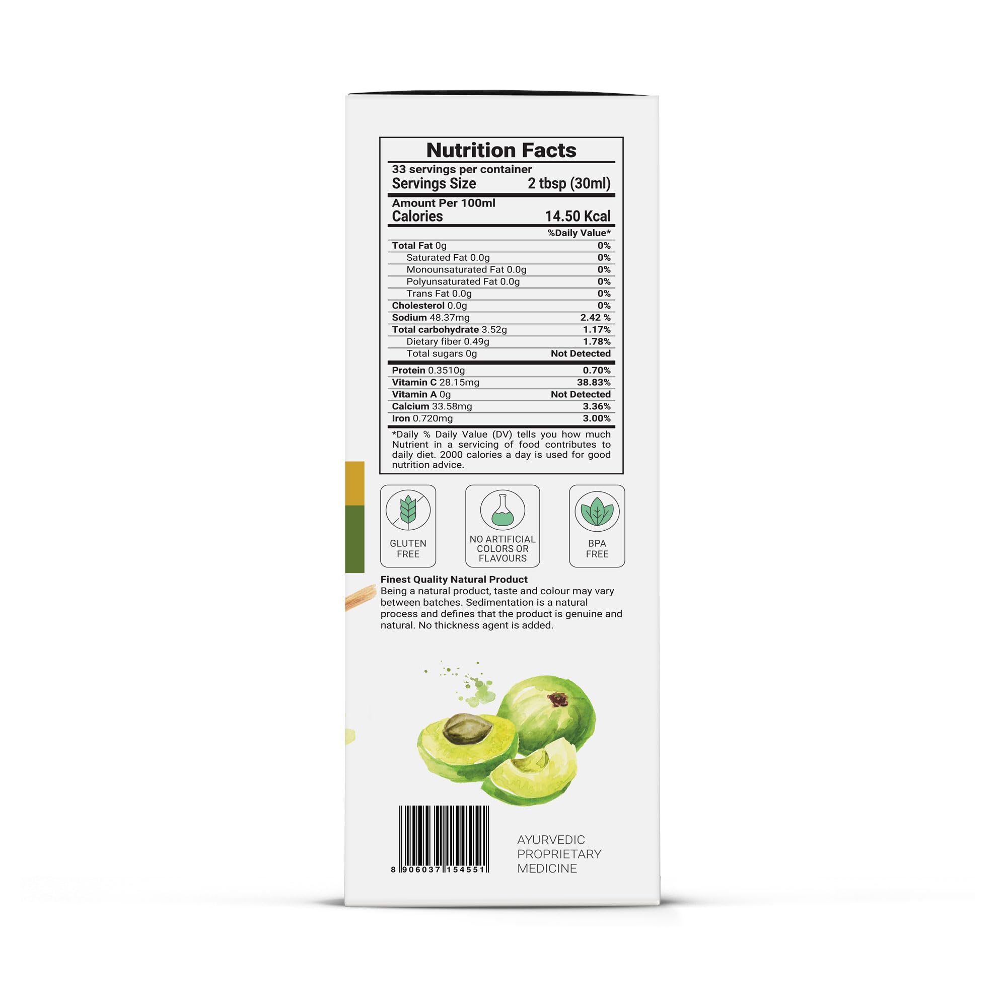 KRISHNA'S HERBAL & AYURVEDA Herbal Shapefix Juice With Natural Herbs, Helps In Weight Management, No Added Artificial Colors Or Flavours, Gluten Free - 1 Ltr (Pack Of 1) – view 9
