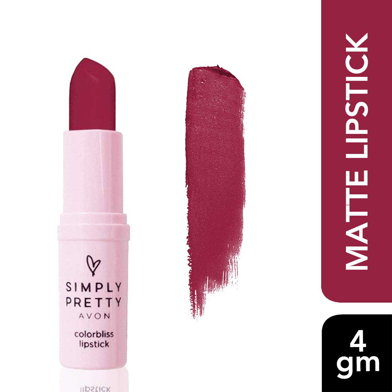 Avon Simply Pretty Colorbliss Matte Lipstick 4g - Wine – view 2