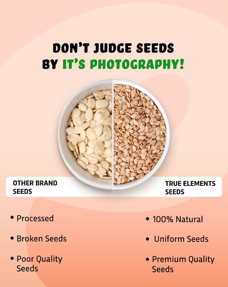 True Elements Watermelon Seeds 500g - High in Protein Seeds – view 5