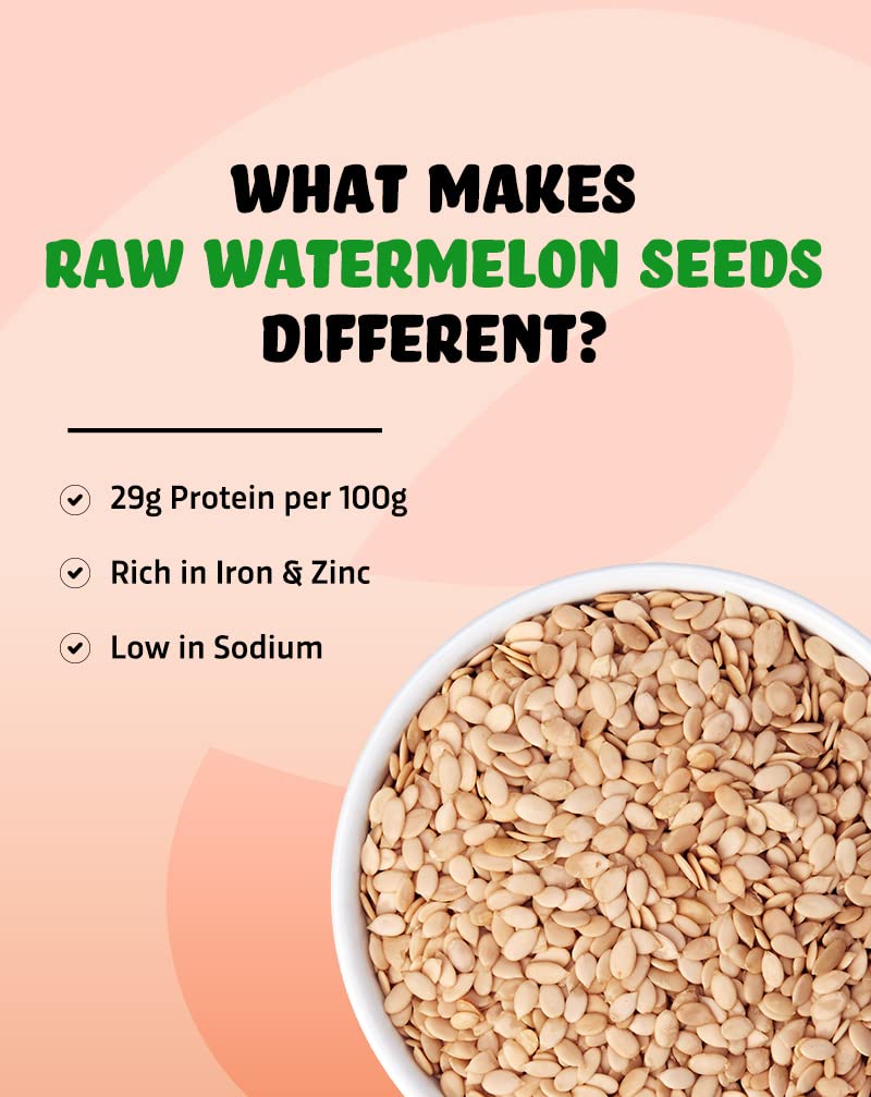 True Elements Watermelon Seeds 500g - High in Protein Seeds – view 8