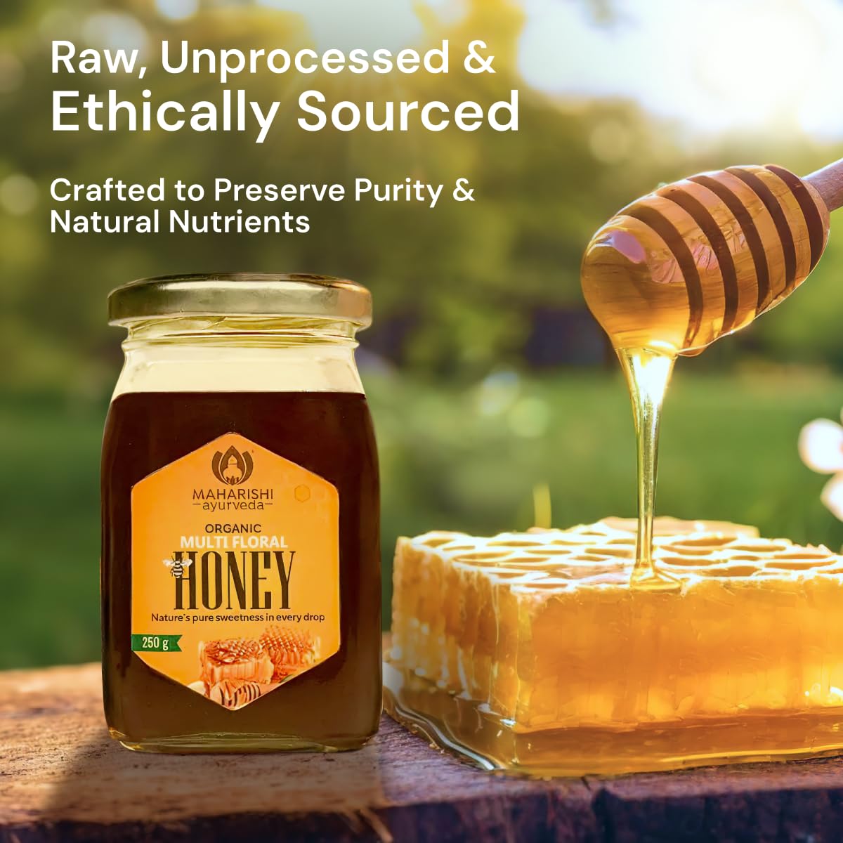 Maharishi Ayurveda Organic Certified Honey – view 2